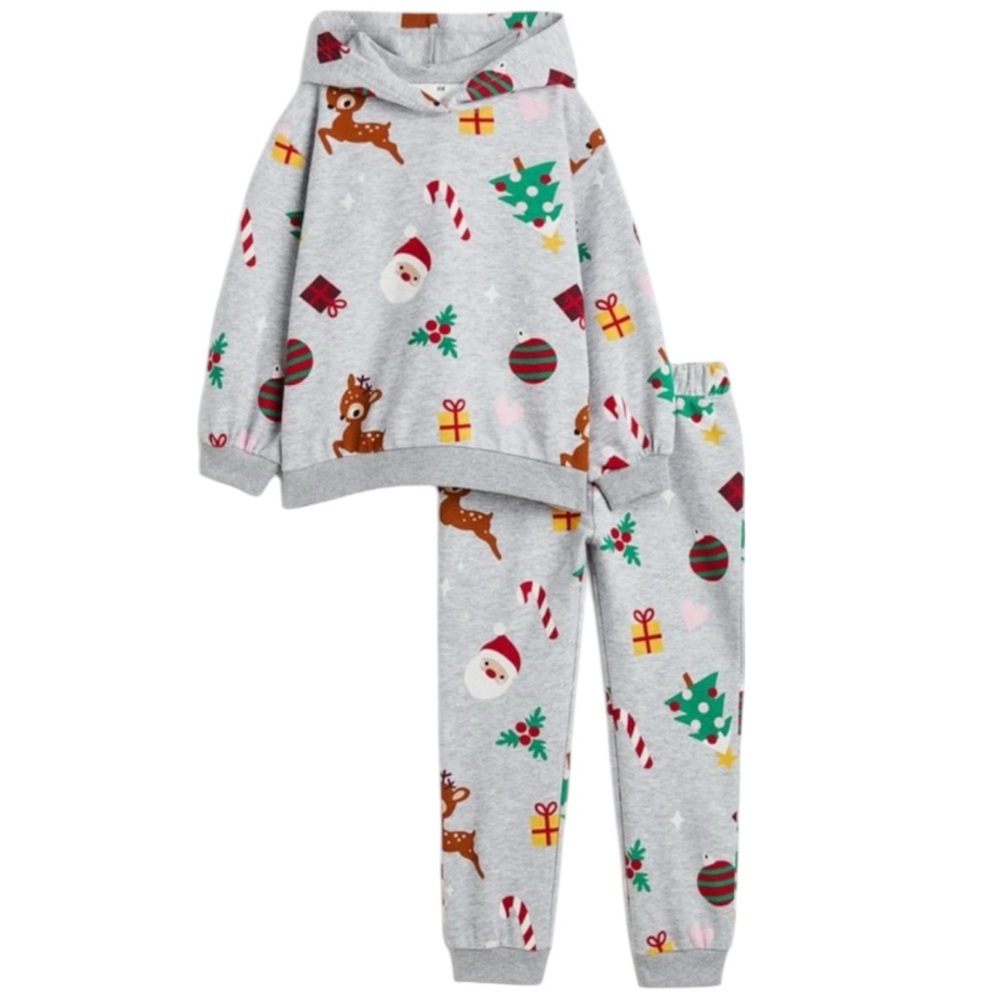 H&M Christmas Festive Print Set